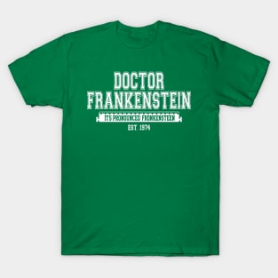 Young Frankenstein College Design T-Shirt